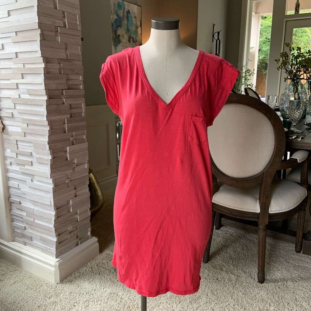 Michael Stars coral T-shirt dress